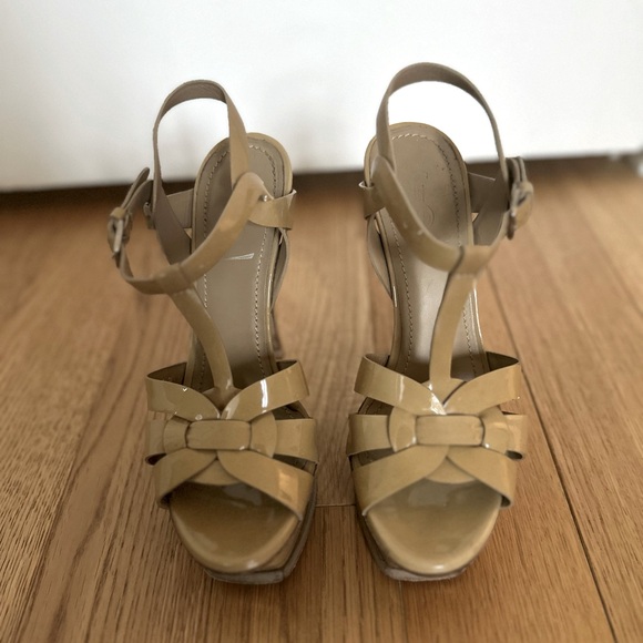 Yves Saint Laurent YSL Tribute Sandals 105 - Picture 1 of 6